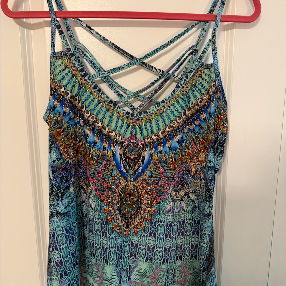 VENUS Sequined Embellished Strappy Camisole L